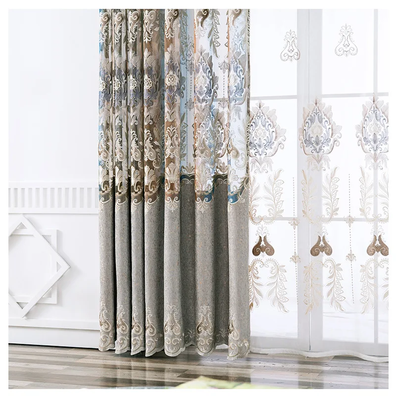 European Style Schneider Water-soluble Embroidery Hollow Shade Curtains for Living Dining Room Bedroom
European Style Schneider Water-soluble Embroidery Hollow Shade Curtains for Living Dining Room Bedroom