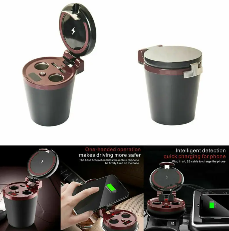 New 3 in 1 Car Qi Wireless Fast Charger Cup Holder Lighter For Samsung Cellphone
New 3 in 1 Car Qi Wireless Fast Charger Cup Holder Lighter For Samsung Cellphone