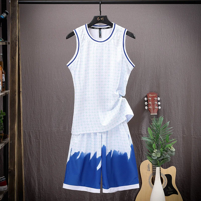 NEW Men Basketball Jersey Set Reversed Basketball uniform Men Printed Sports Tracksuits Clothes Suit Training Shirt Shorts 
NEW Men Basketball Jersey Set Reversed Basketball uniform Men Printed Sports Tracksuits Clothes Suit Training Shirt Shorts