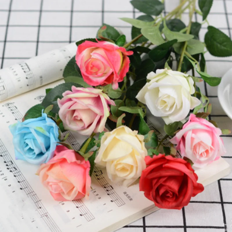 50CM Single Stem Silk Flower Artificial Rose wedding party home decoration garden decoration 2 PCS
50CM Single Stem Silk Flower Artificial Rose wedding party home decoration garden decoration 2 PCS