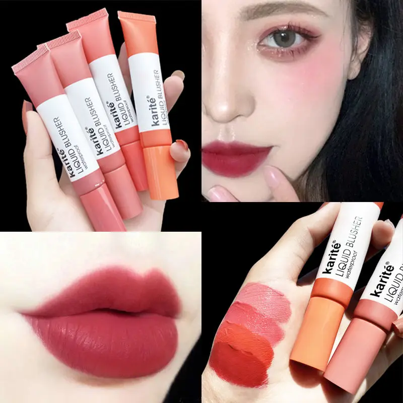Blush lip and cheek dual use liquid blush students natural nude makeup shows their complexion waterproof and long lasting
Blush lip and cheek dual use liquid blush students natural nude makeup shows their complexion waterproof and long lasting