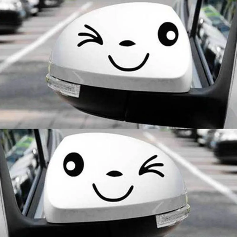 Car Motorcycle Decals Rearview Mirror Cute Smile Decorative Accessories,to Cover Scratches Sunscreen Waterproof PVC.10cm*5cm
Car Motorcycle Decals Rearview Mirror Cute Smile Decorative Accessories,to Cover Scratches Sunscreen Waterproof PVC.10cm*5cm