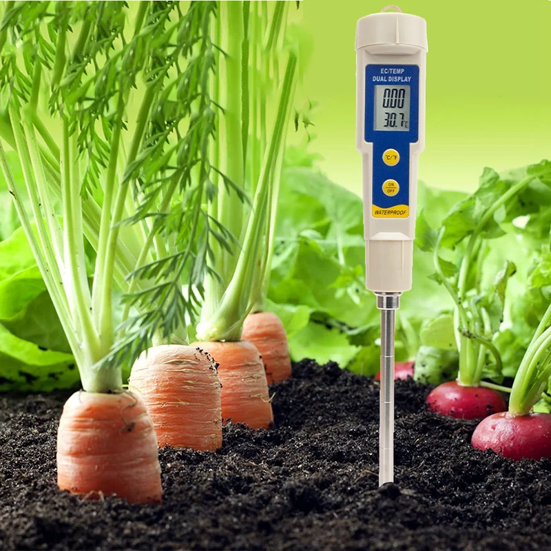 EC-315 Multi-Purpose Soil EC Tester Waterproof Soil Meter 0.00-4.00Ms/cm for Lab Aquarium Soil
EC-315 Multi-Purpose Soil EC Tester Waterproof Soil Meter 0.00-4.00Ms/cm for Lab Aquarium Soil