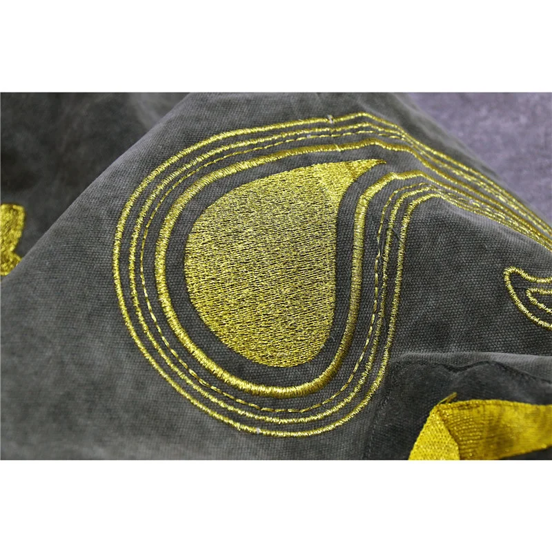 Gold Thread Embroidery Askyurself Shorts Men Women 1:1 Casual Drawstring Comfortable Mesh Beach | Мужская одежда