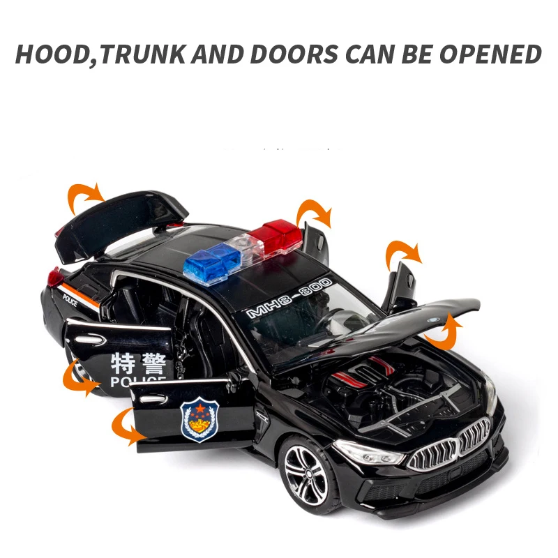 HOBEKARS 1:32 M8 Police Car Diecast Model Toys Simulation Alloy Metal Vehicles Pull Back Sound Light For Collection Boys Gifts
HOBEKARS 1:32 M8 Police Car Diecast Model Toys Simulation Alloy Metal Vehicles Pull Back Sound Light For Collection Boys Gifts