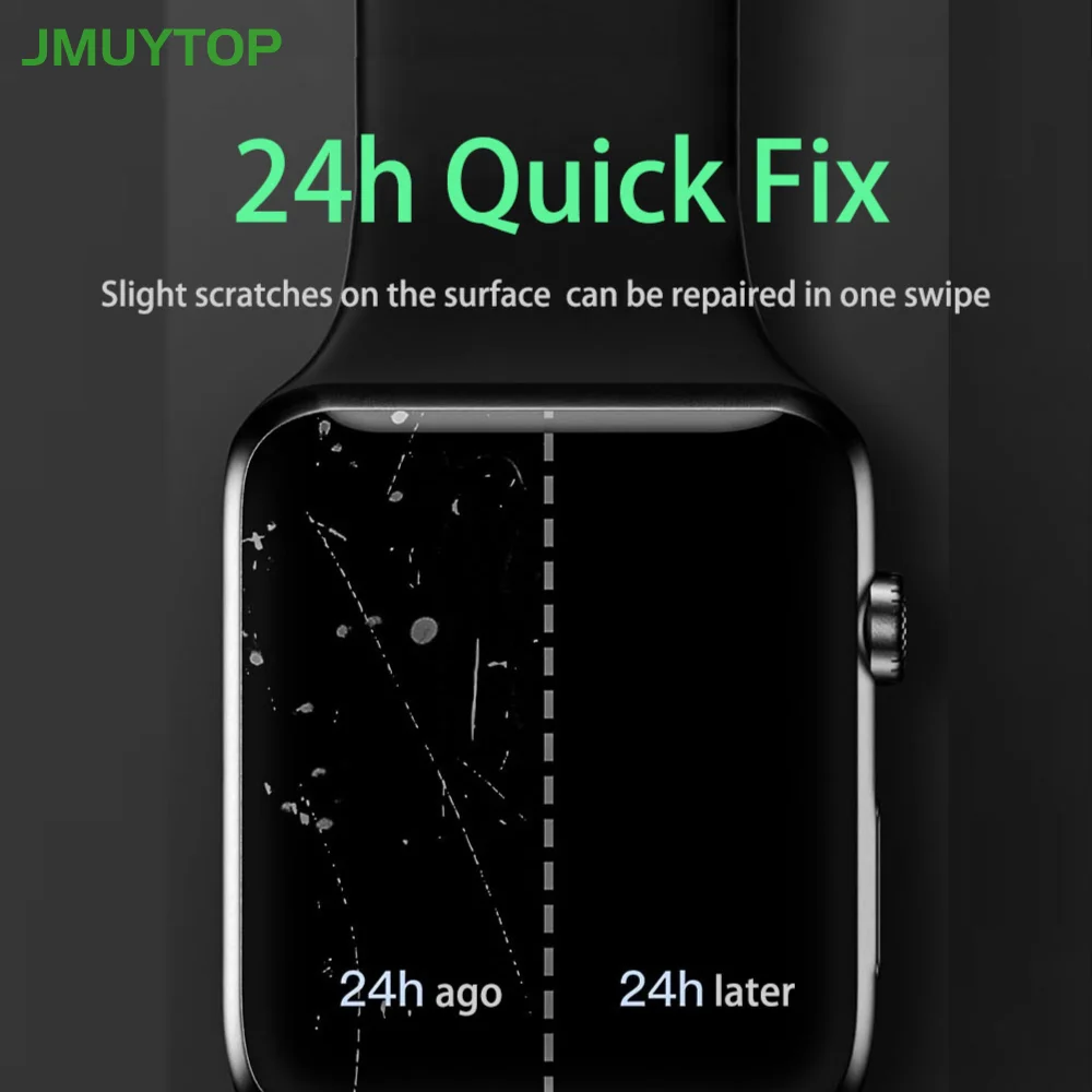 Защитная пленка для Apple Watch Series 7 45 мм 41 3D полная защита экрана iWatch прозрачное не