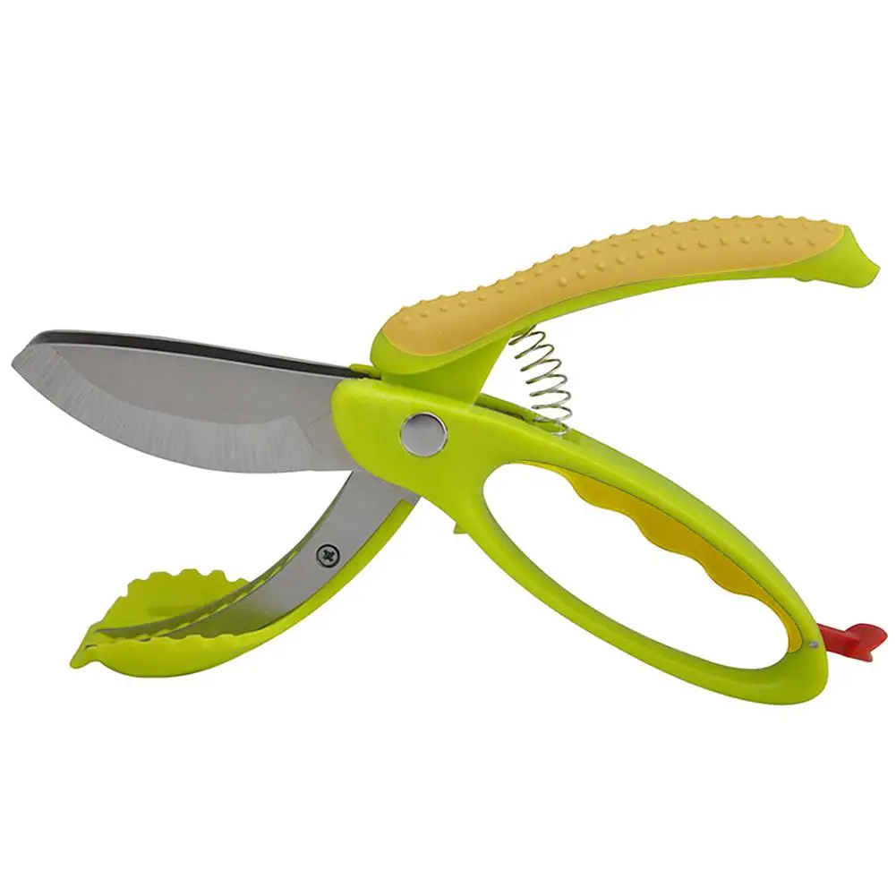 two-layer Salad Scissor Multifunction two-in-one Stainless Steel Scissor kitchen Fruits vegetables tool home Salad Scissor
two-layer Salad Scissor Multifunction two-in-one Stainless Steel Scissor kitchen Fruits vegetables tool home Salad Scissor