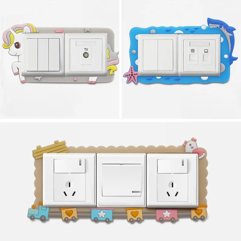 Household socket switch decorative cover double switch protective cover modern minimalist living room luminous switch sticker
Household socket switch decorative cover double switch protective cover modern minimalist living room luminous switch sticker