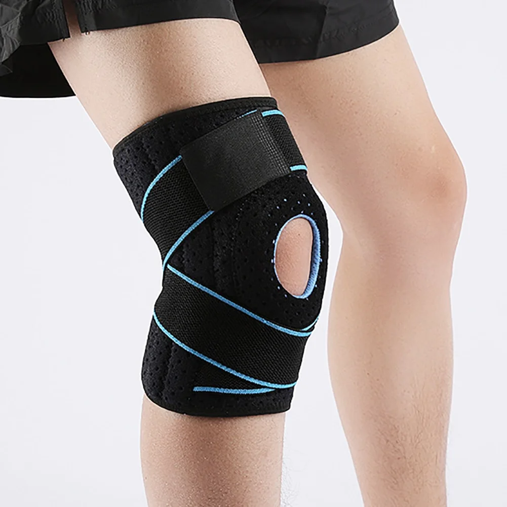 1PC Knee Brace Support Sleeve Adjustable Open Patella Stabilizer Protector Sports Running Knee Wrap for Arthritis Meniscus Tear
1PC Knee Brace Support Sleeve Adjustable Open Patella Stabilizer Protector Sports Running Knee Wrap for Arthritis Meniscus Tear