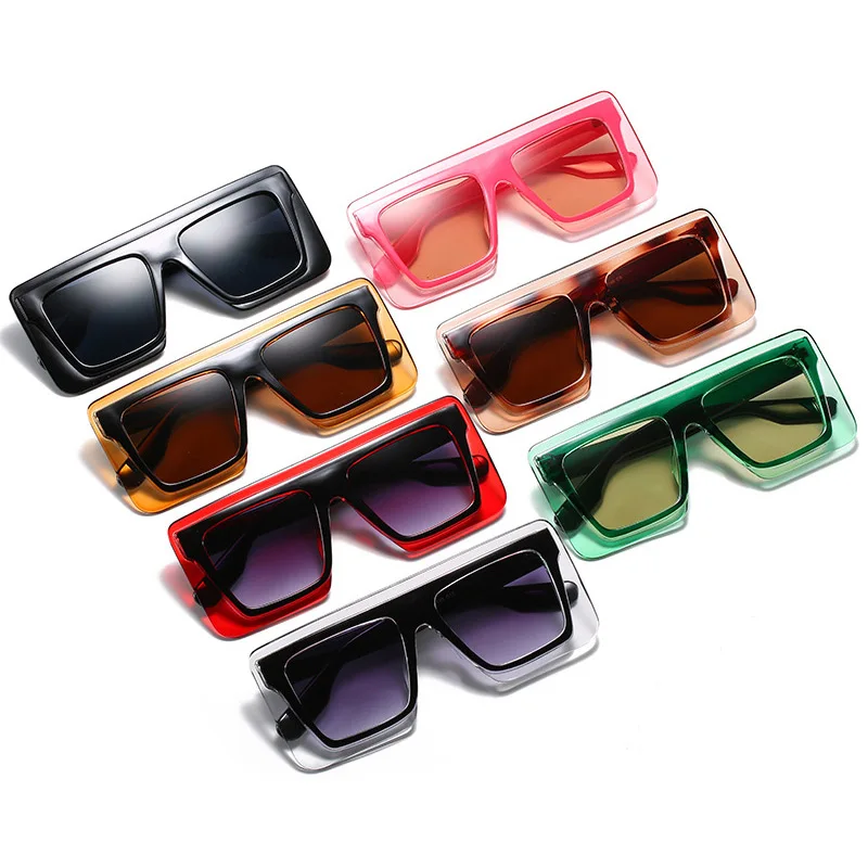 Big Frame Trendy Sunglasses Female Personality Two-color Stitching Spectacles New Glasses Shades for Women 
Big Frame Trendy Sunglasses Female Personality Two-color Stitching Spectacles New Glasses Shades for Women