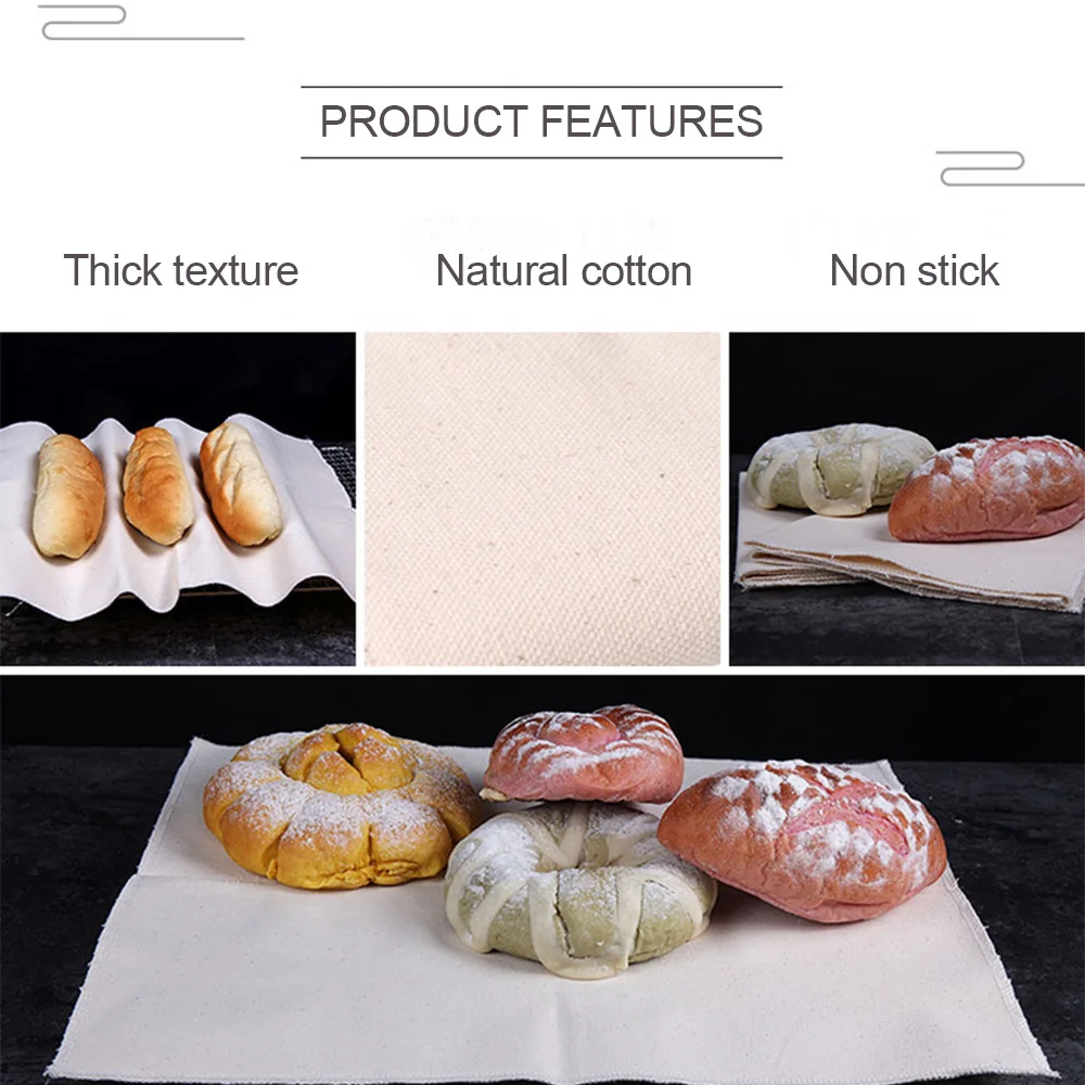 Bread Fermentation Cloth Bakers Couche Proofing Cloth Cotton Undyed French Long Stick Fermented Mat Kitchen Pastry Baking Tools
Bread Fermentation Cloth Bakers Couche Proofing Cloth Cotton Undyed French Long Stick Fermented Mat Kitchen Pastry Baking Tools