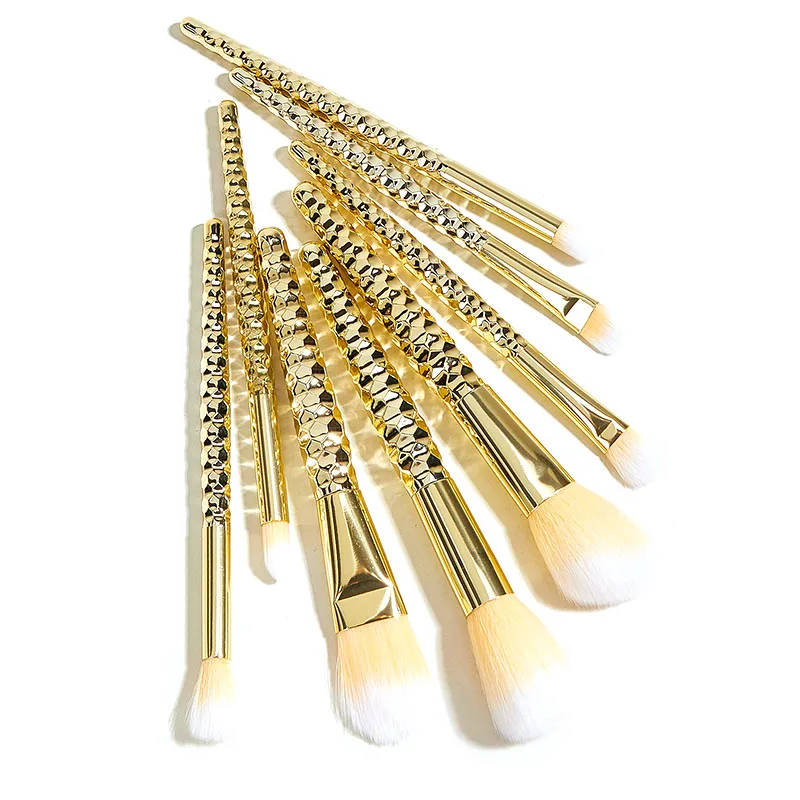 Набор кистей для макияжа 8 шт., для основы под макияж, пудры, румян, теней для век, смеси губ, деревянные, в форме сот 
Набор кистей для макияжа 8 шт., для основы под макияж, пудры, румян, теней для век, смеси губ, деревянные, в форме сот