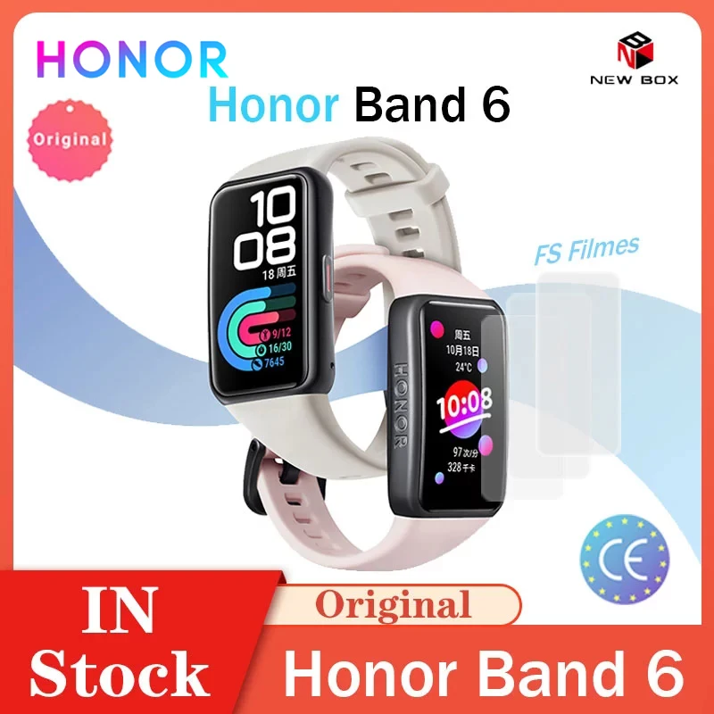 Honor Band 6 Band6 NFC Поддержка Русский Арабский Многоязычный смарт браслет 1 47 дюймов