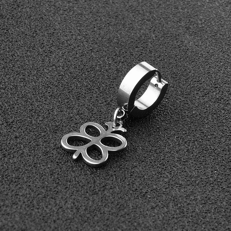 xiaoboACC 1Pc Clip Earrings for Men and Women Punk Simple Stainless Steel Hollow Butterfly Hanging Earrings Wholesale
xiaoboACC 1Pc Clip Earrings for Men and Women Punk Simple Stainless Steel Hollow Butterfly Hanging Earrings Wholesale