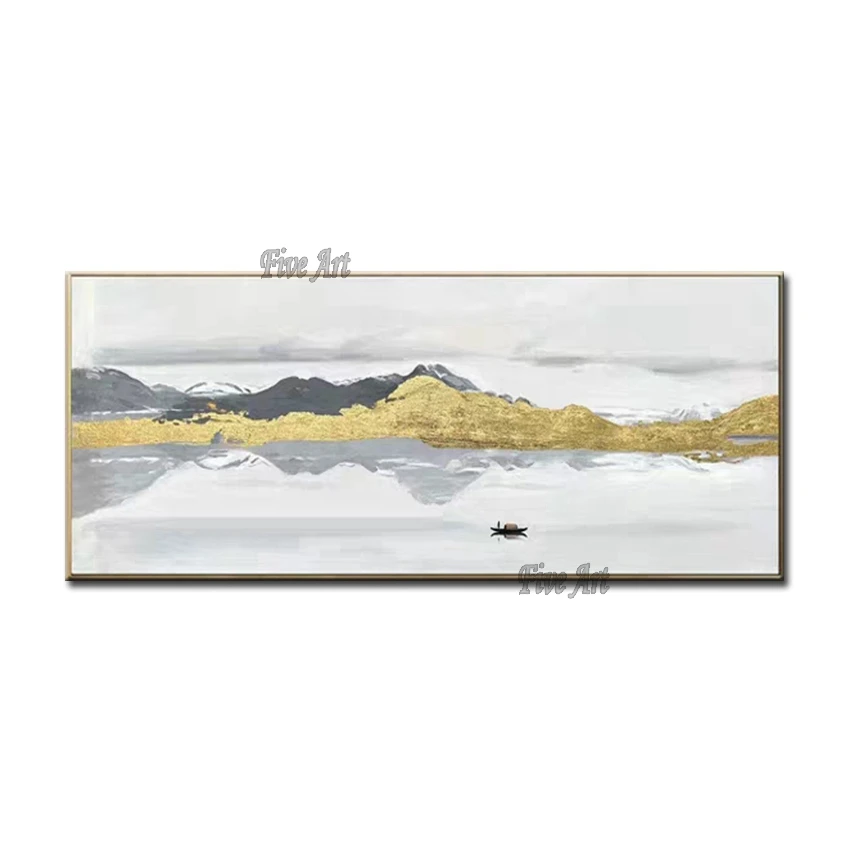 Wall Decor Panel Art Hand-painted Abstract Outdoor Landscape Gold Foil Textured Oil Painting Chinese Style Canvas Wall Art
Wall Decor Panel Art Hand-painted Abstract Outdoor Landscape Gold Foil Textured Oil Painting Chinese Style Canvas Wall Art