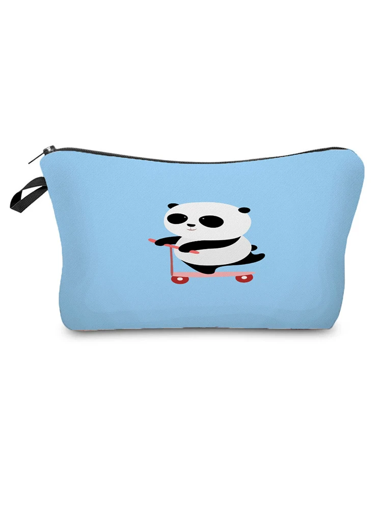 Cute Panda Printed Cosmetics Organizer Bag Double-Sided Printed Women's Makeup Bag Portable Storage Bags for Kids Small Handbags
Cute Panda Printed Cosmetics Organizer Bag Double-Sided Printed Women's Makeup Bag Portable Storage Bags for Kids Small Handbags