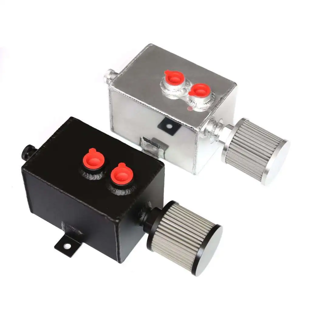 Oil Can Reservoir with Breather Compact Engine Air Oil Separator Tank Reservoir Kit with Al Baffles
Oil Can Reservoir with Breather Compact Engine Air Oil Separator Tank Reservoir Kit with Al Baffles