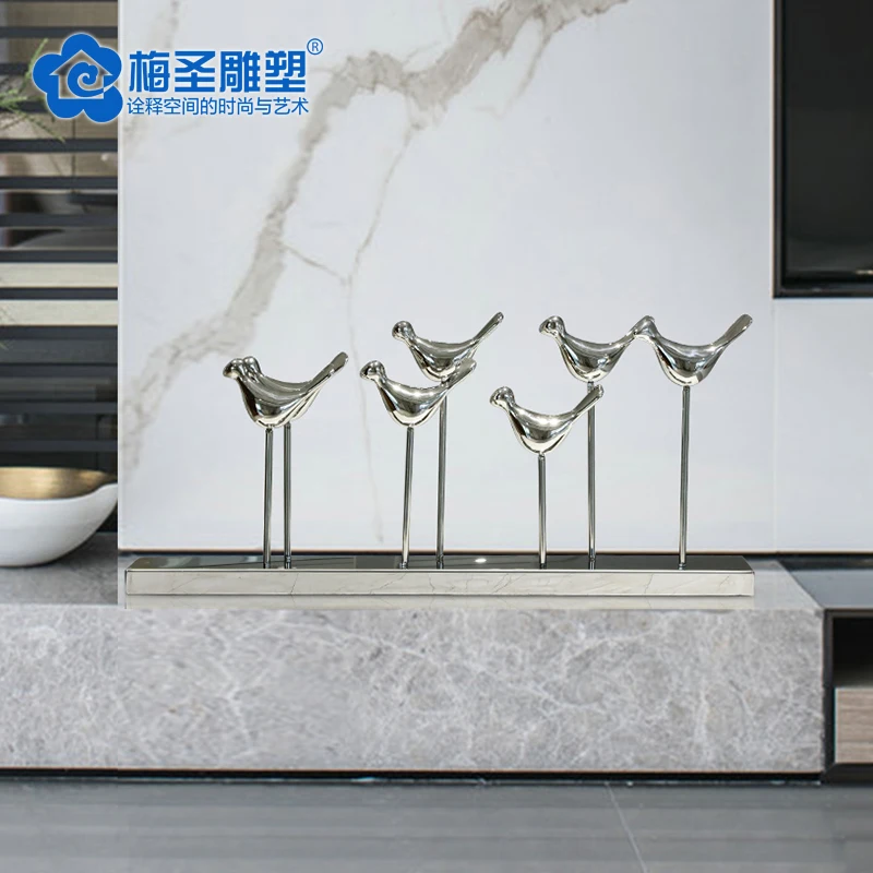 Modern creative hotel club living room sculpture porch decoration lucky metal model room decoration soft decoration artwork
Modern creative hotel club living room sculpture porch decoration lucky metal model room decoration soft decoration artwork