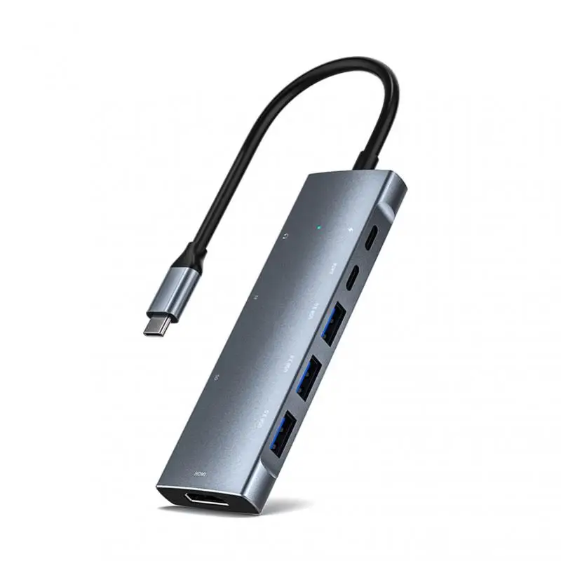 9 In 1 HUB Adapter Thunderbolt 3 USB C To PD Charging HDMI-compatible 4K 30hz USB 3.0 Micro SD/TF Card Reader For MacBook Pro
9 In 1 HUB Adapter Thunderbolt 3 USB C To PD Charging HDMI-compatible 4K 30hz USB 3.0 Micro SD/TF Card Reader For MacBook Pro