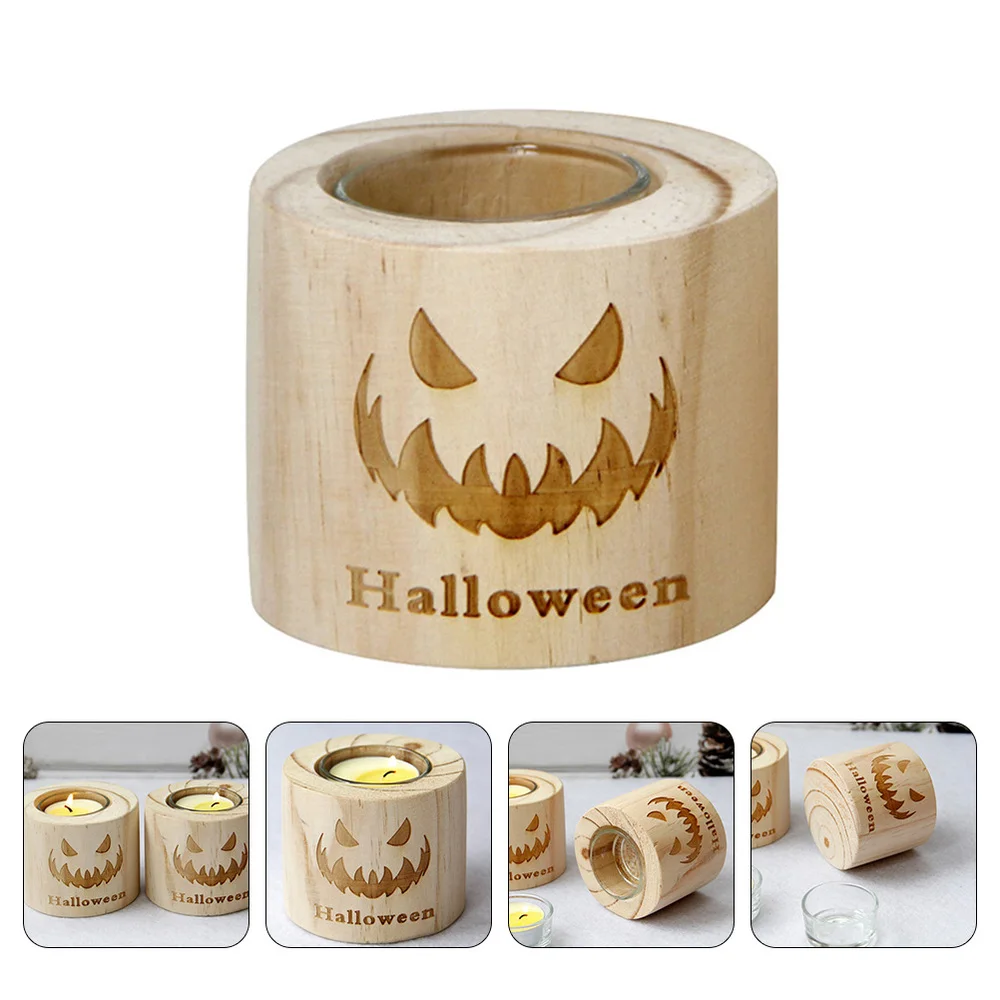1Pc Household Festival Candleholder Wooden Candleholder Party Ornament
1Pc Household Festival Candleholder Wooden Candleholder Party Ornament