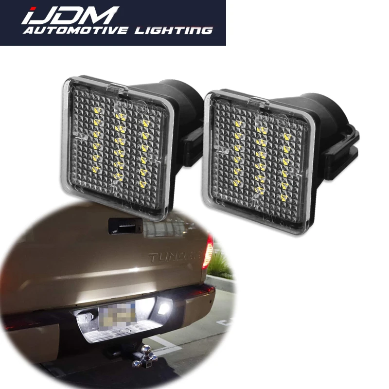 iJDM For 2014-2019 Toyota Tundra, For 2016-2019 Toyota Tacoma Super Bright 6000K Xenon White Full LED Car License Plate Lights
iJDM For 2014-2019 Toyota Tundra, For 2016-2019 Toyota Tacoma Super Bright 6000K Xenon White Full LED Car License Plate Lights