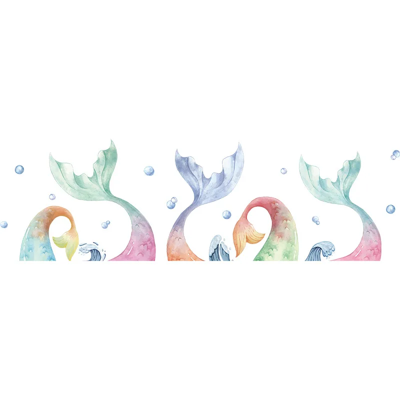 Creative Colorful Fish Tail Wall Stickers Kids Rooms Decoration Home Living Room Decor Wall Decals Aesthetics Posters Decoration
Creative Colorful Fish Tail Wall Stickers Kids Rooms Decoration Home Living Room Decor Wall Decals Aesthetics Posters Decoration