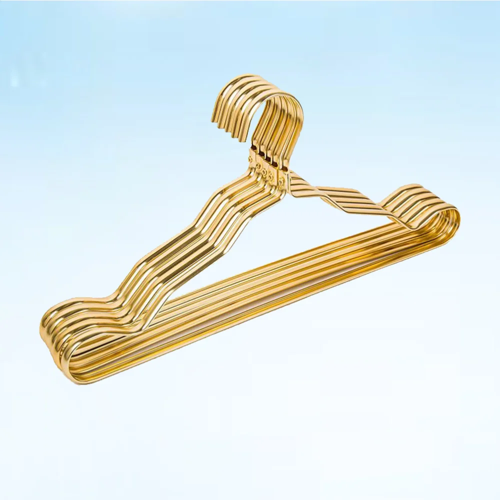 10pcs Aluminum Alloy Clothing Hanger Durable Domestic Coat Hanger for Adult Children Clothing Hanging Supplies (Golden)
10pcs Aluminum Alloy Clothing Hanger Durable Domestic Coat Hanger for Adult Children Clothing Hanging Supplies (Golden)