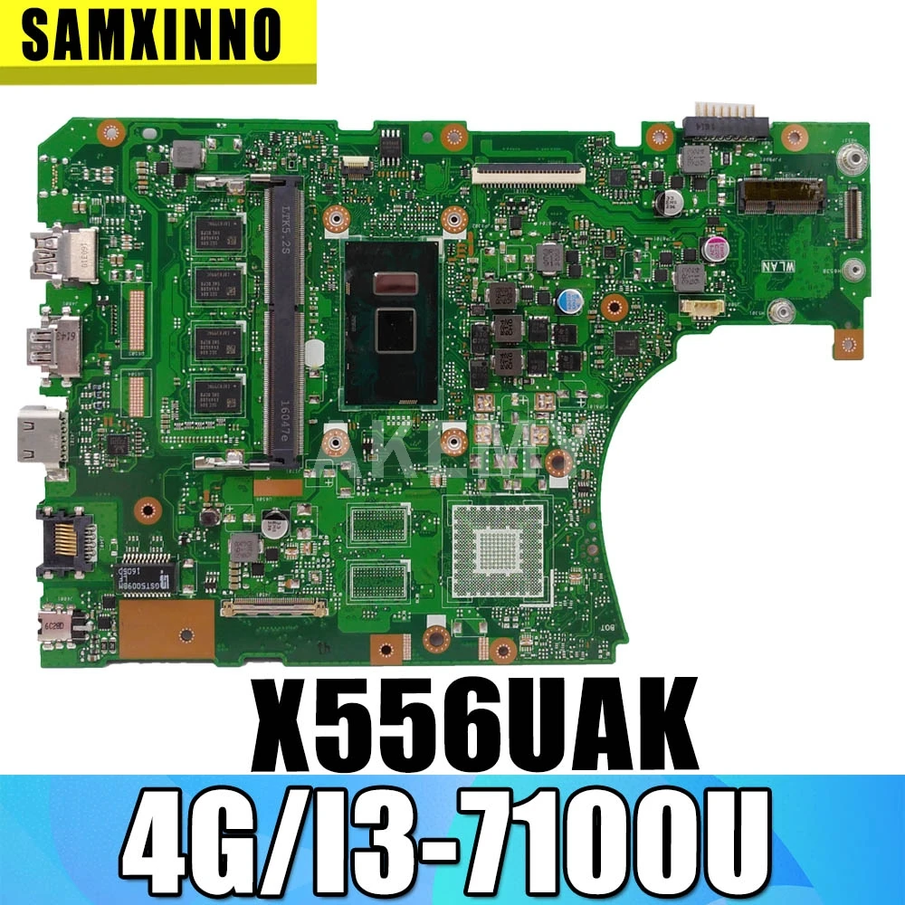 New X556UAK 4G/I3-7100U Mainboard For Asus A556U R556U X556U X556UJ X556UV X556UAM X556UA laptop Motherboard 90NB09S0-R00140
New X556UAK 4G/I3-7100U Mainboard For Asus A556U R556U X556U X556UJ X556UV X556UAM X556UA laptop Motherboard 90NB09S0-R00140