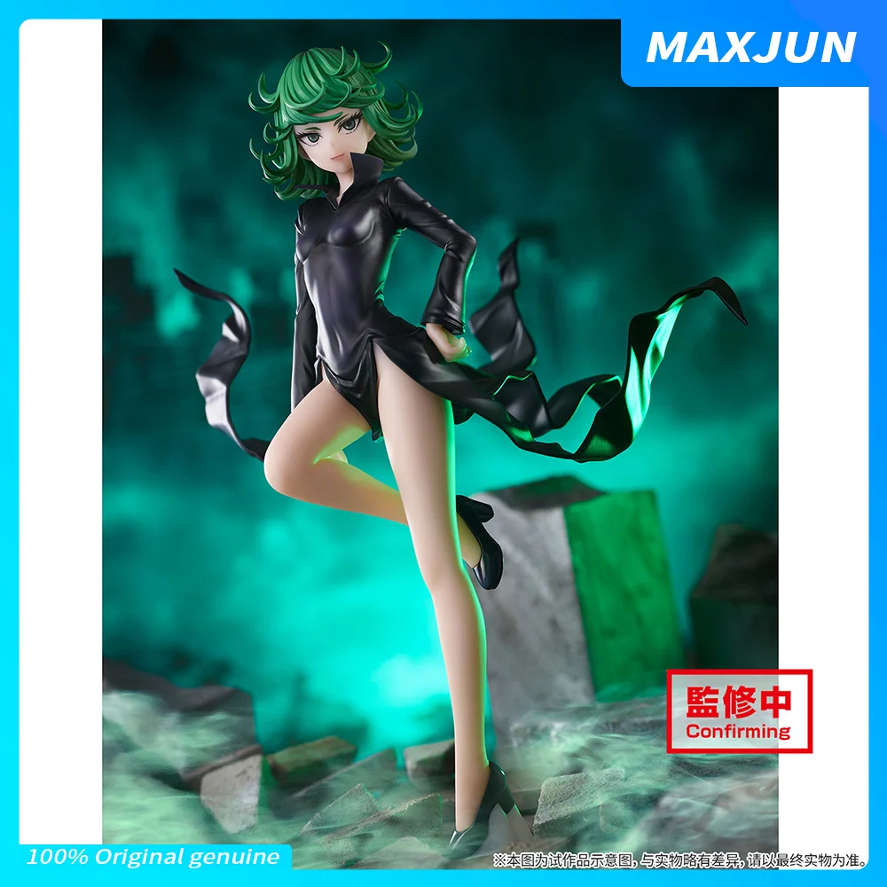 

In Stock Original Anime ONE PUNCH-MAN figure Tatsumaki 20cm PVC Model Toys BANPRESTO Loli without underwear sexy Figure MAXJUN