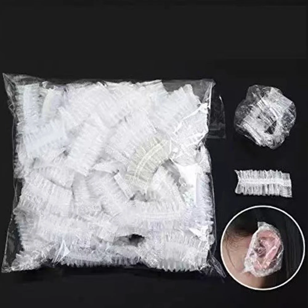 100Pcs Clear Ear Cover Caps Disposable Waterproof Bath Salon Hair Dying Hairdressing Earmuffs Earcaps Shield
100Pcs Clear Ear Cover Caps Disposable Waterproof Bath Salon Hair Dying Hairdressing Earmuffs Earcaps Shield