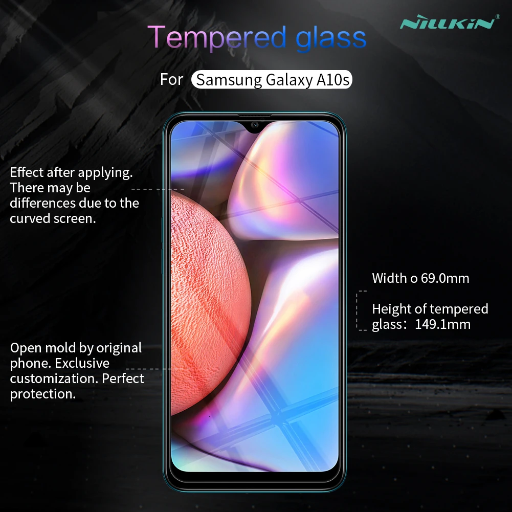 for Samsung Galaxy A10s Screen Protector NILLKIN Amazing H 0.33MM Explosion-proof Tempered Glass for Samsung A10s 
for Samsung Galaxy A10s Screen Protector NILLKIN Amazing H 0.33MM Explosion-proof Tempered Glass for Samsung A10s