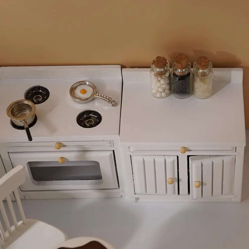 1:12 Mini Doll House Kitchen Play House Cabinet Miniature Counter Model Play Food Combination Cooking Table Cover Sink L2D3
1:12 Mini Doll House Kitchen Play House Cabinet Miniature Counter Model Play Food Combination Cooking Table Cover Sink L2D3