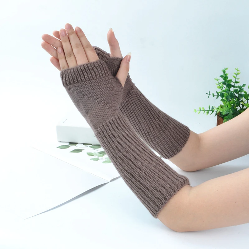 Women Fashion Spring Autumn Wool Arm Warmers Winter Fingerless Gloves Knitted Mitten Long Gloves Guantes Tactical Gloves 
Women Fashion Spring Autumn Wool Arm Warmers Winter Fingerless Gloves Knitted Mitten Long Gloves Guantes Tactical Gloves
