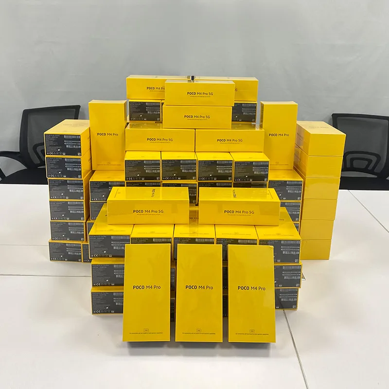 Глобальная версия смартфона POCO M4 Pro 5G NFC 4 Гб 64 Гб/6 ГБ 128 Dimensity 810 6 дюйма 90 Гц FHD + Dot