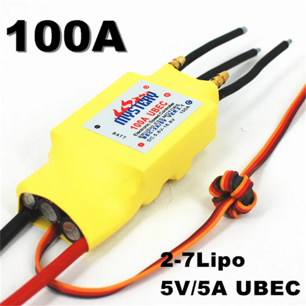 Бесщеточный Регулятор Скорости Mystery 2-7S Lipo 100A, водонепроницаемый ESC 5V/5A UBEC, ESC с водяным охлаждением для радиоуправляемой лодки
Бесщеточный Регулятор Скорости Mystery 2-7S Lipo 100A, водонепроницаемый ESC 5V/5A UBEC, ESC с водяным охлаждением для радиоуправляемой лодки