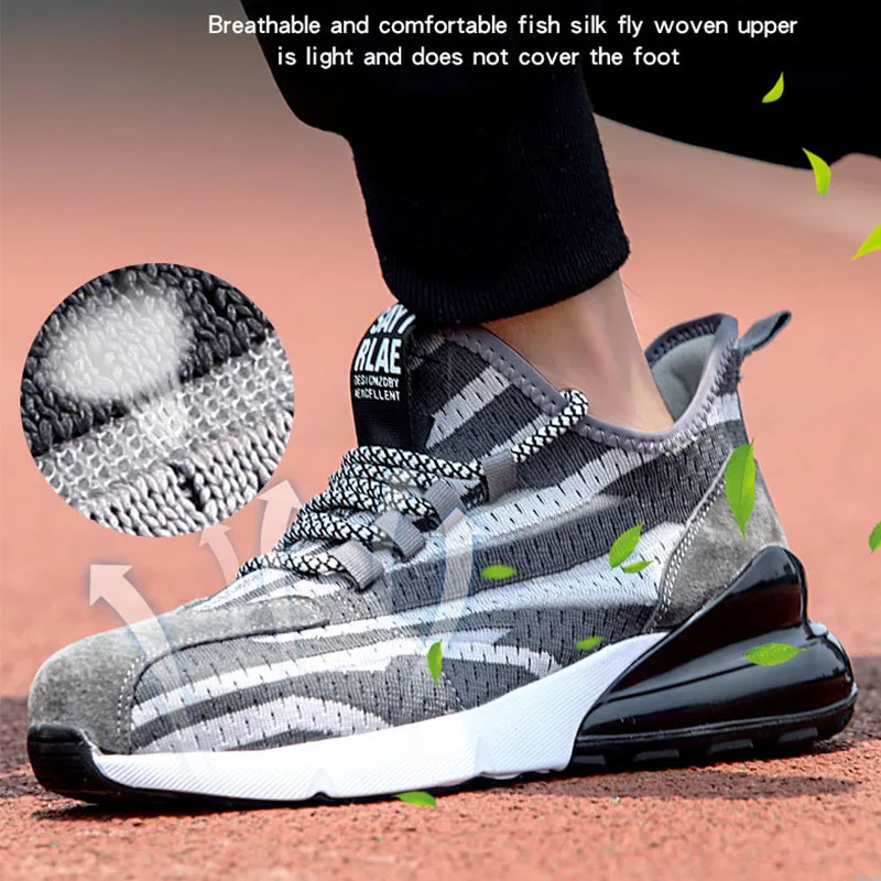 Men's safety shoes anti-smashing anti-piercing shoes summer fly woven breathable steel toe cap safety work protective shoes
Men's safety shoes anti-smashing anti-piercing shoes summer fly woven breathable steel toe cap safety work protective shoes