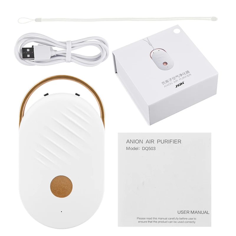 Usb Portable Negative Ion Necklace Purifier Air Freshener Filter Air Cleaner No Radiation Low Noise for Homes Air Fresh Ionizer
Usb Portable Negative Ion Necklace Purifier Air Freshener Filter Air Cleaner No Radiation Low Noise for Homes Air Fresh Ionizer