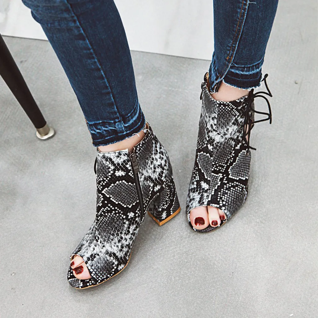 Women's Sandals Block Heels shoes Hot Sale Ladies Gladiator Sandals Woman Summer Snake Pattern High Heel Shoes Sandalias Blokhak
Women's Sandals Block Heels shoes Hot Sale Ladies Gladiator Sandals Woman Summer Snake Pattern High Heel Shoes Sandalias Blokhak