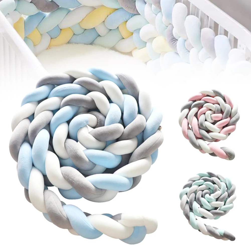 Baby Bed Bumper Braid Knot Long Handmade Knotted Weaving Plush Baby Crib Protector Infant Knot Pillow Room Decor
Baby Bed Bumper Braid Knot Long Handmade Knotted Weaving Plush Baby Crib Protector Infant Knot Pillow Room Decor
