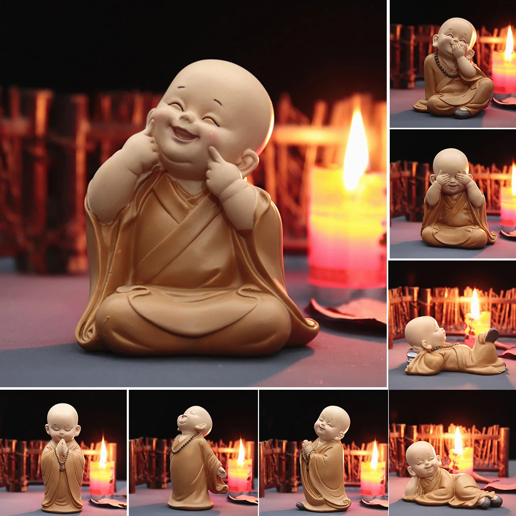 Ceramic Buddhist Small Monk Statues Modern Mini Monk Sculpture Tea Set Statuette Miniature Figurines For Home Decor Accessories
Ceramic Buddhist Small Monk Statues Modern Mini Monk Sculpture Tea Set Statuette Miniature Figurines For Home Decor Accessories