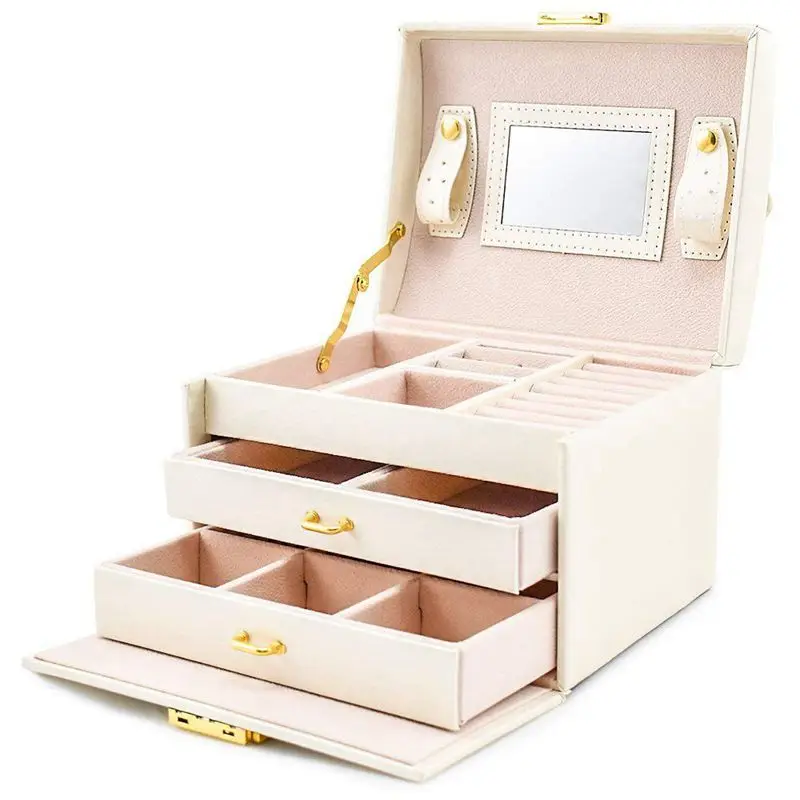 Коробка для ювелирных изделий чехол/коробки/коробка макияжа ювелирные изделия и