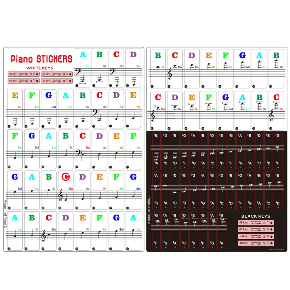 2 набора стикеров на клавиатуру пианино, стикер на клавиатуру с цветной электронной наклейкой, съемная наклейка на клавиатуру для 88/61/54/49 кла... 
2 набора стикеров на клавиатуру пианино, стикер на клавиатуру с цветной электронной наклейкой, съемная наклейка на клавиатуру для 88/61/54/49 кла...