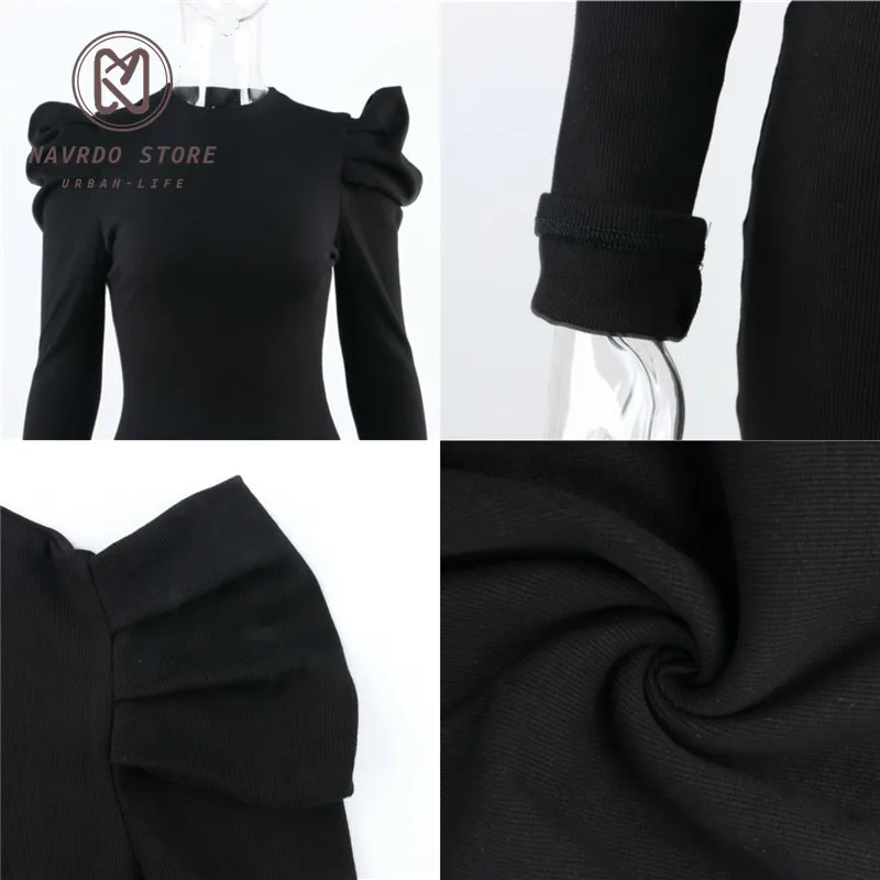 NAVRDO Puff Sleeve Party Dress Women Winter Long Sleeve O Neck Mini Rib Knitted Slim Wrap Sexy Bodycon Women Dress 2021
NAVRDO Puff Sleeve Party Dress Women Winter Long Sleeve O Neck Mini Rib Knitted Slim Wrap Sexy Bodycon Women Dress 2021