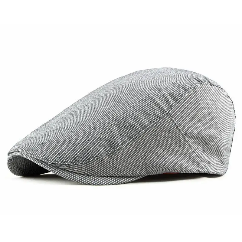 Кепка газетчика в полоску, из натурального хлопка
Кепка газетчика в полоску, из натурального хлопка