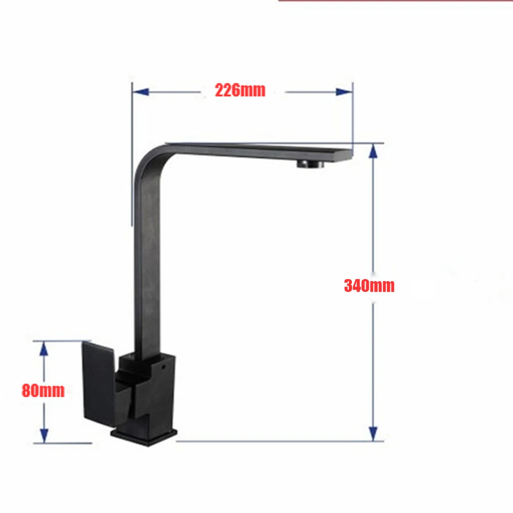 Kitchen Sink Faucet Faucet 360 Degree Rotating Kitchen Faucet Square Tube Faucet 
Kitchen Sink Faucet Faucet 360 Degree Rotating Kitchen Faucet Square Tube Faucet