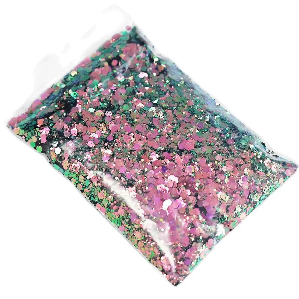 50g PET% Flashing Chameleon Chunky Glitter 0.2-3mm Mixed Holo Sequins Color-Change 20colors Starry Nail Art Shiftglitter 2021&MD
50g PET% Flashing Chameleon Chunky Glitter 0.2-3mm Mixed Holo Sequins Color-Change 20colors Starry Nail Art Shiftglitter 2021&MD
