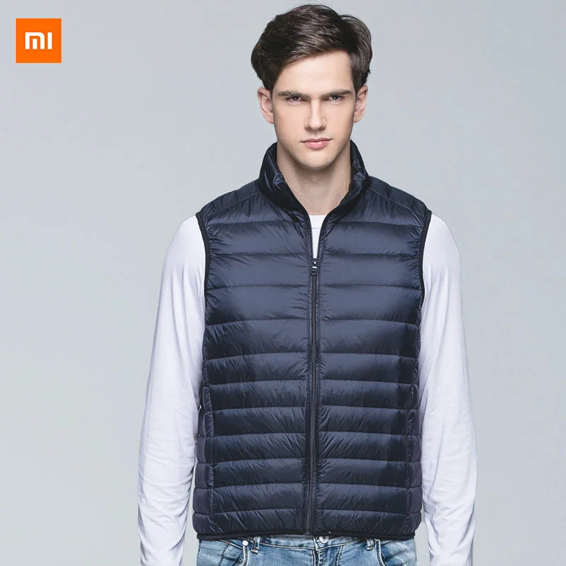 Мужской легкий пуховой жилет Xiaomi Youpin, короткая зимняя мужская куртка с воротником-стойкой, модный пуховой жилет, легкая теплая и портативна...
Мужской легкий пуховой жилет Xiaomi Youpin, короткая зимняя мужская куртка с воротником-стойкой, модный пуховой жилет, легкая теплая и портативна...