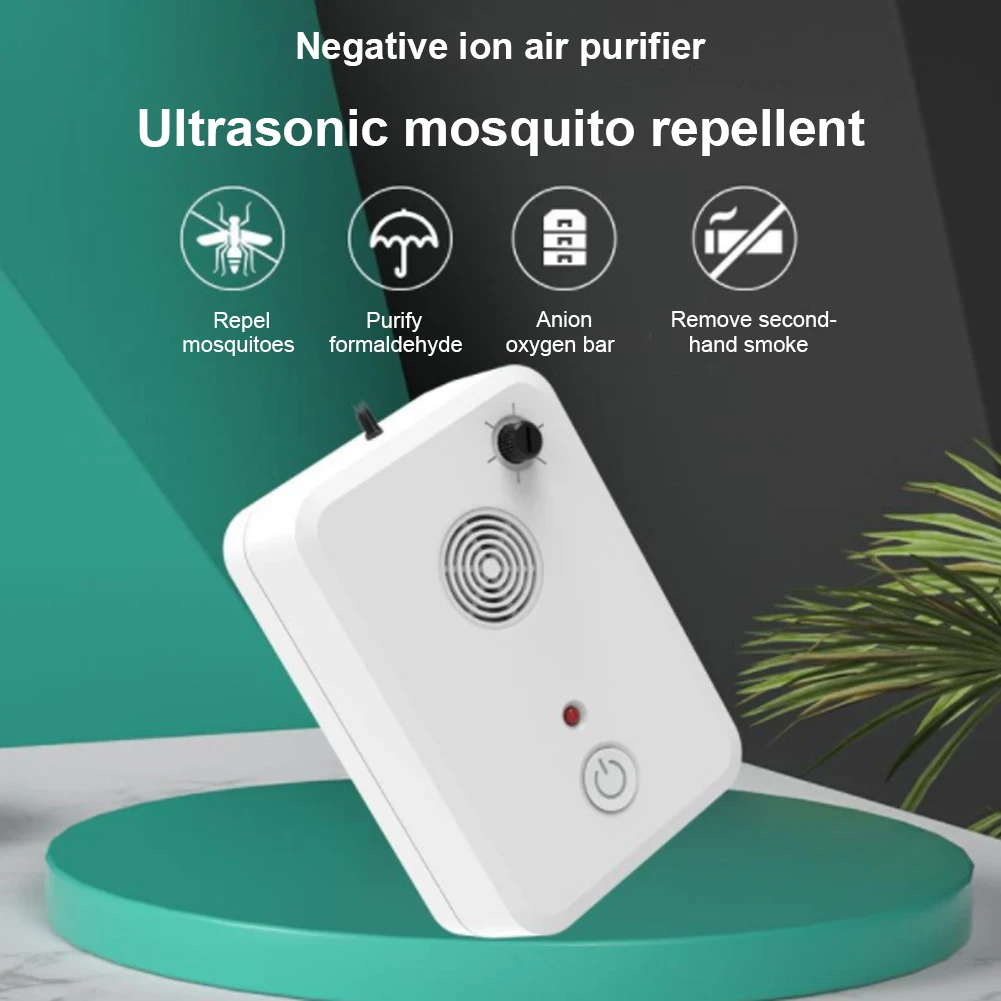 2 in 1 110 - 240V Electronic Ultrasonic Insect Repeller Rats Mosquito Bugs Cockroach Killer + Home Anion Air Purifier
2 in 1 110 - 240V Electronic Ultrasonic Insect Repeller Rats Mosquito Bugs Cockroach Killer + Home Anion Air Purifier