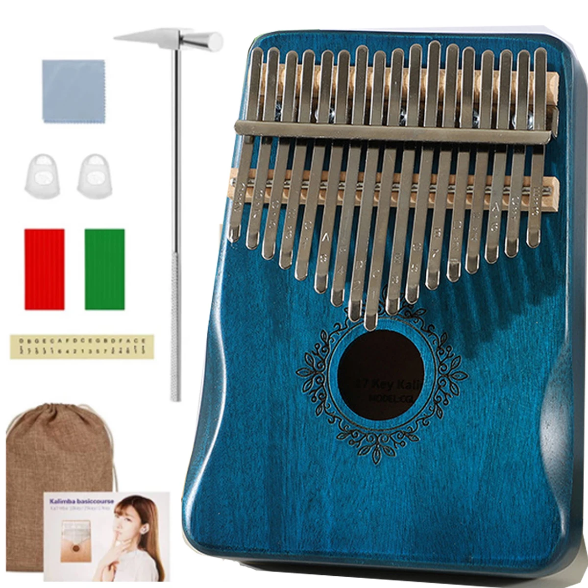 Nice Sound Creative Beginner Finger Piano 17 Tones Kalimba Piano Musical Instrument Thumb Piano
Nice Sound Creative Beginner Finger Piano 17 Tones Kalimba Piano Musical Instrument Thumb Piano