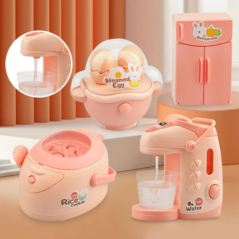 Pretend Play Household Appliances Toy Kitchen Refrigerator Rice Cooker Egg Steamer Kettle Kitchenware Play House Educational Toy
Pretend Play Household Appliances Toy Kitchen Refrigerator Rice Cooker Egg Steamer Kettle Kitchenware Play House Educational Toy